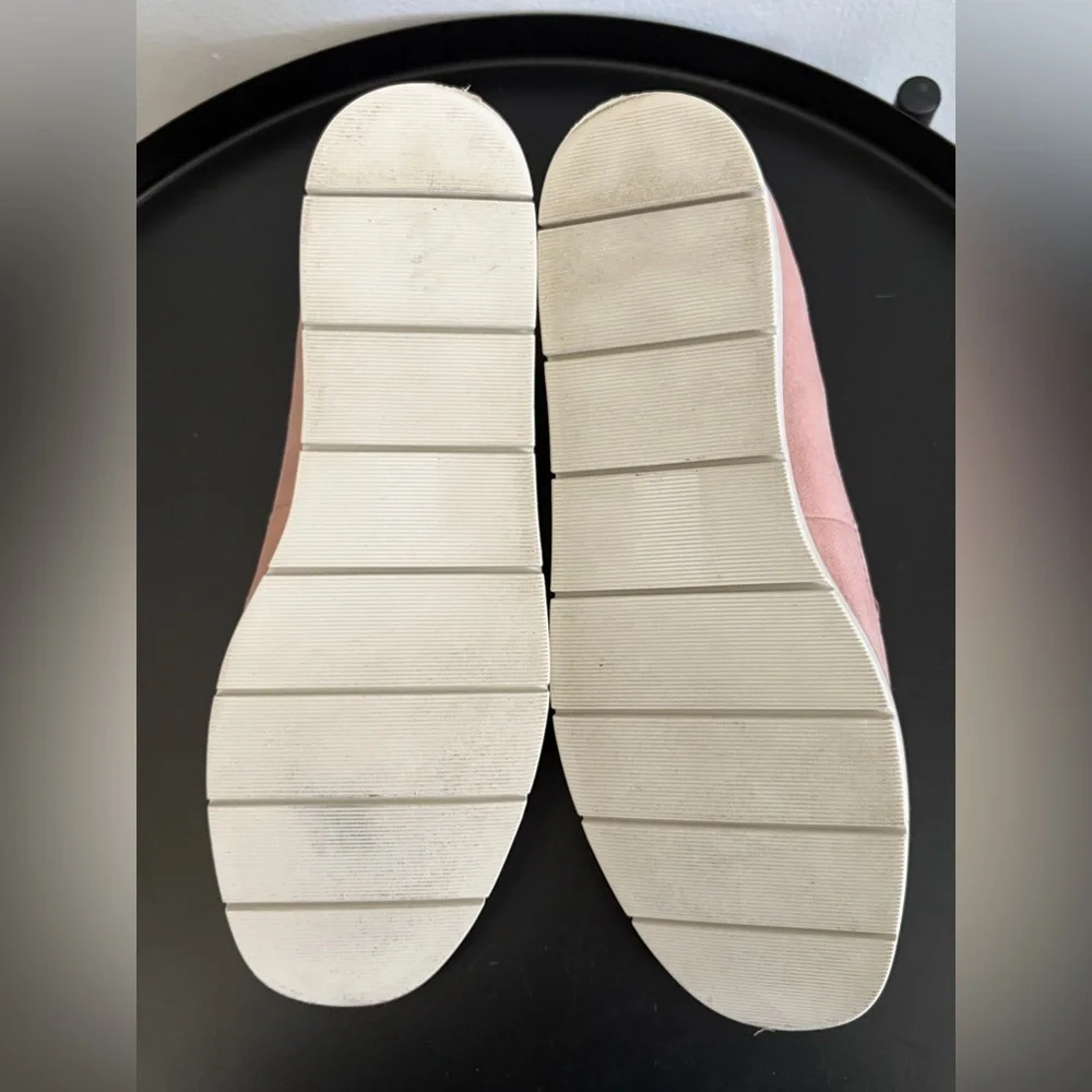 Caslon  Dusty Pink Suede Slip-On Loafers: Cnhadley-Lea